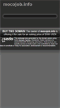 Mobile Screenshot of mocojob.info